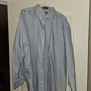Source Unknown Light Blue Casual Button-Down Shirt
